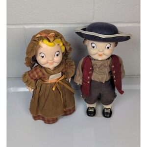 Vintage Campbell's Soup kids You Choose Dolls 1970's Fading 10"